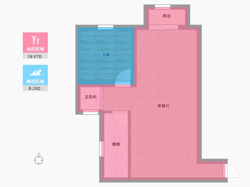 广东省-深圳市-意馨居-41.59-户型库-动静分区