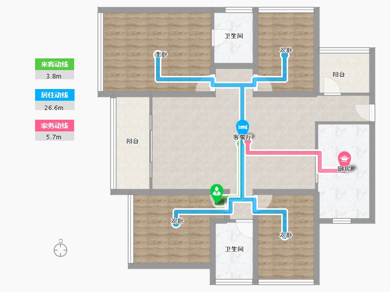 广东省-深圳市-万科公园里-117.78-户型库-动静线