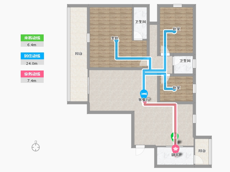 广东省-深圳市-美庐锦园-112.88-户型库-动静线