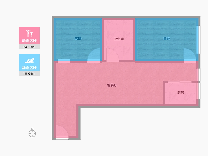 广东省-深圳市-日豪名园-46.26-户型库-动静分区