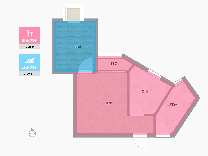 广东省-深圳市-汇宾广场-28.80-户型库-动静分区