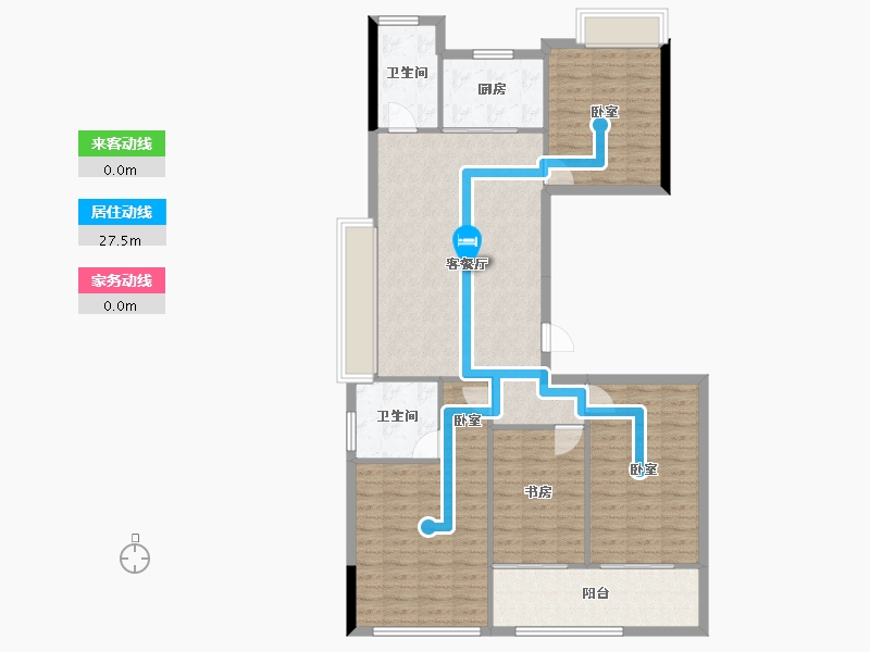 福建省-福州市-绿城大广文澜明月-113.78-户型库-动静线