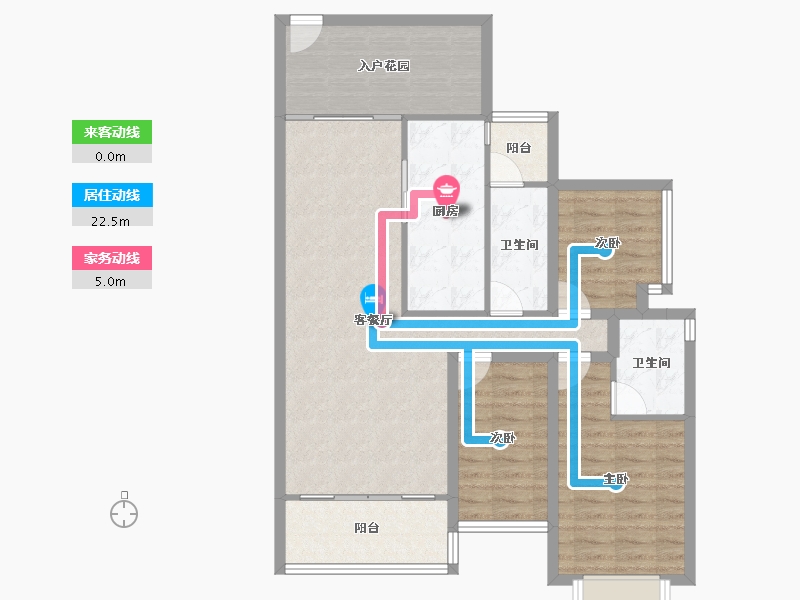 广东省-深圳市-中洲华府（一期）-95.23-户型库-动静线