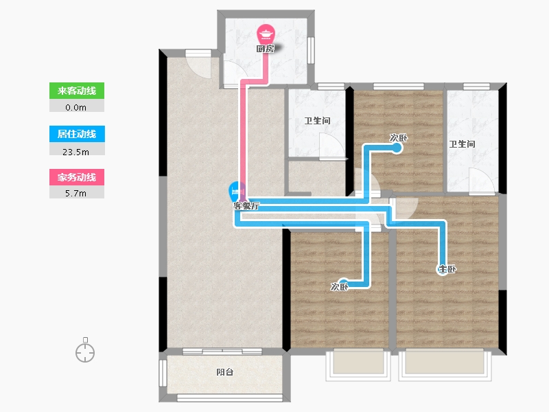 河南省-平顶山市-启德华府-102.26-户型库-动静线