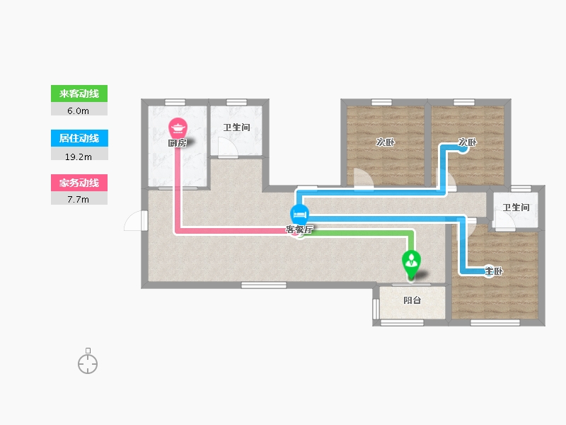 广东省-深圳市-风临洲-90.75-户型库-动静线