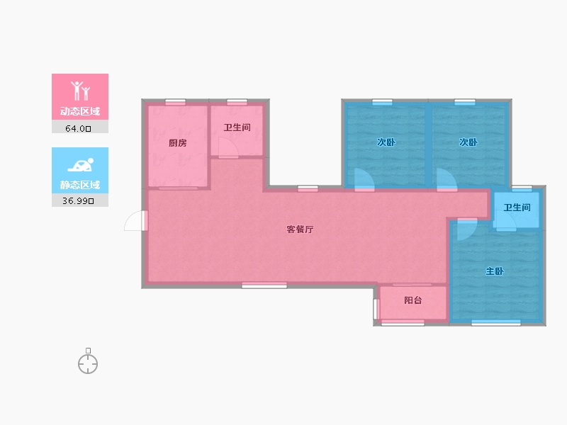 广东省-深圳市-风临洲-90.75-户型库-动静分区