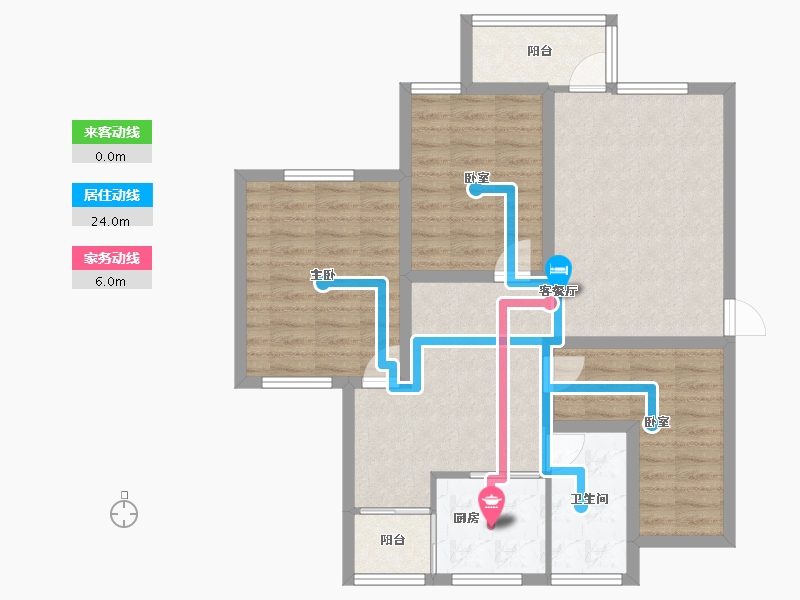 广东省-深圳市-马古岭小区-84.71-户型库-动静线