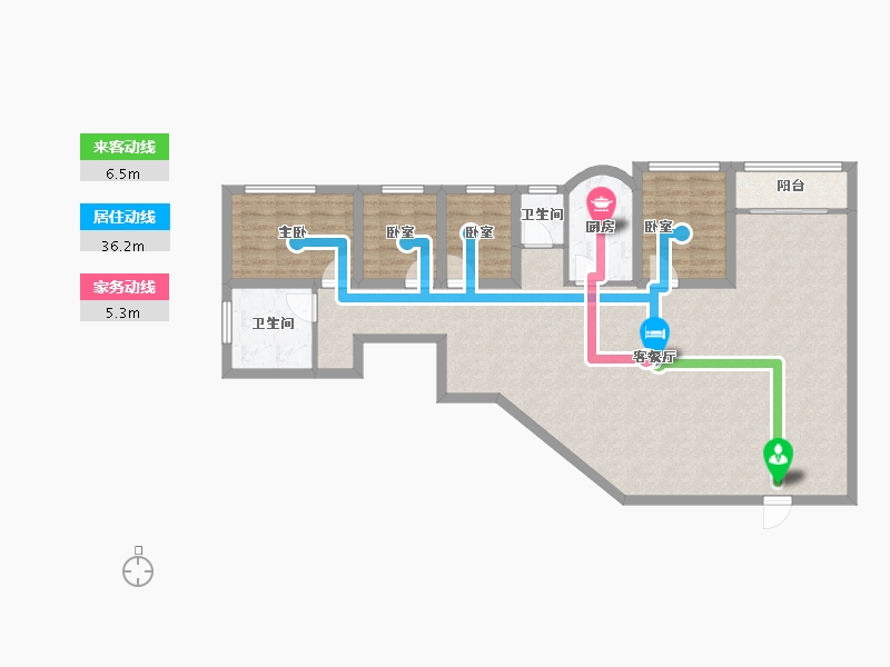 广东省-深圳市-同乐大厦-108.51-户型库-动静线