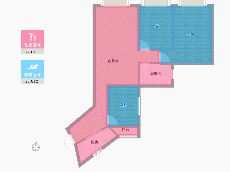 广东省-深圳市-星海名城(三期)-72.78-户型库-动静分区