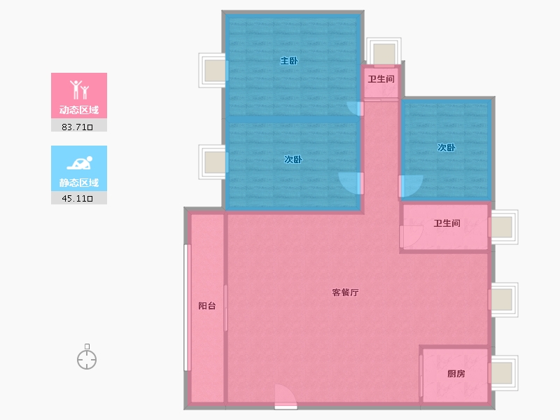 广东省-深圳市-名家富居-117.23-户型库-动静分区