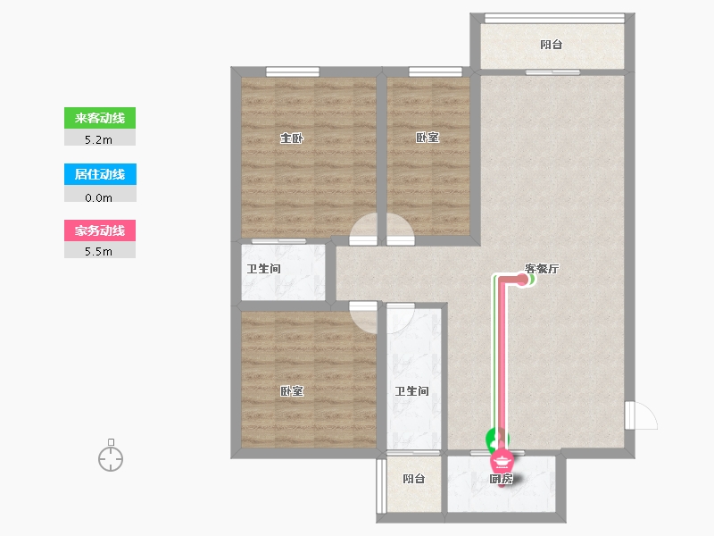 广东省-深圳市-海云轩-91.20-户型库-动静线