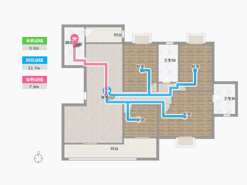 广东省-深圳市-官龙名苑-152.95-户型库-动静线