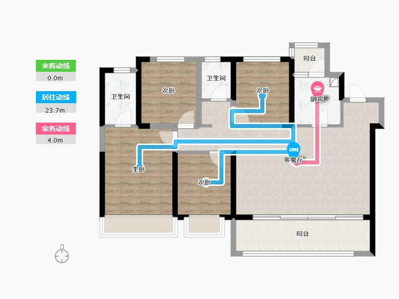 四川省-成都市-中交凤凰华府-98.94-户型库-动静线