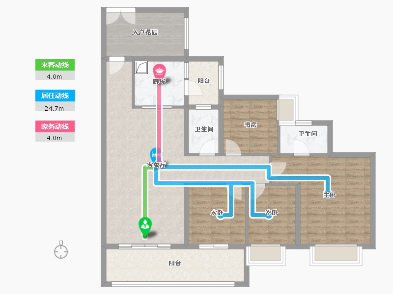 广东省-江门市-君汇上城-108.00-户型库-动静线