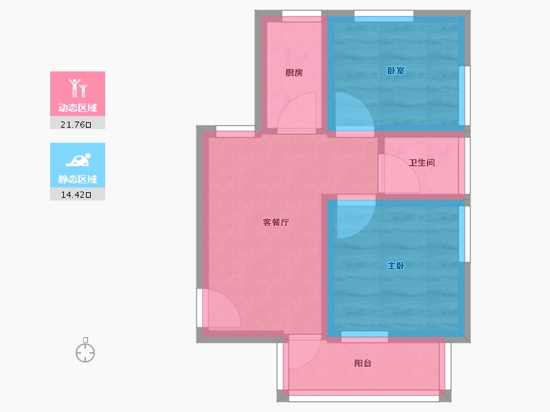 广东省-深圳市-翠竹苑-30.58-户型库-动静分区