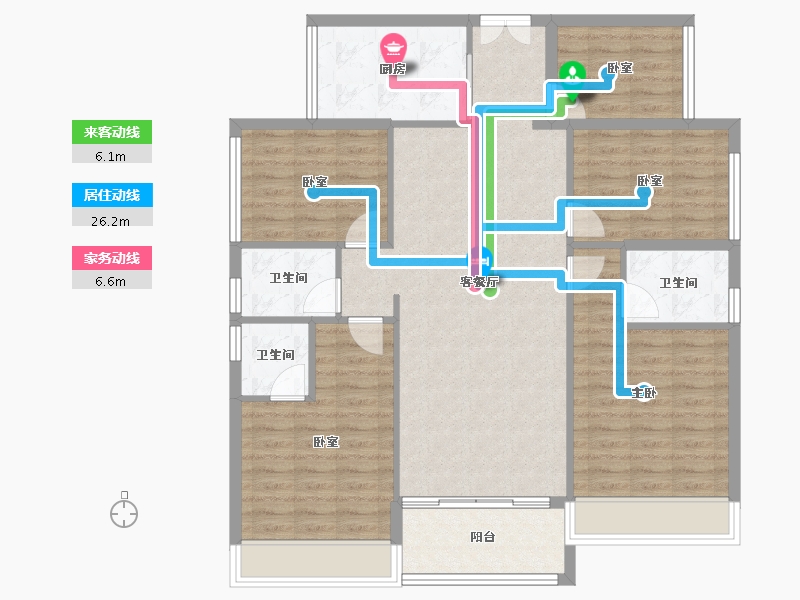 广东省-深圳市-山海上园-116.63-户型库-动静线