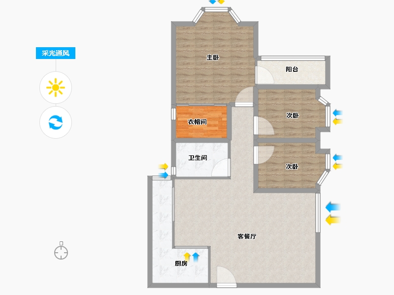 广东省-深圳市-万象新园-108.01-户型库-采光通风