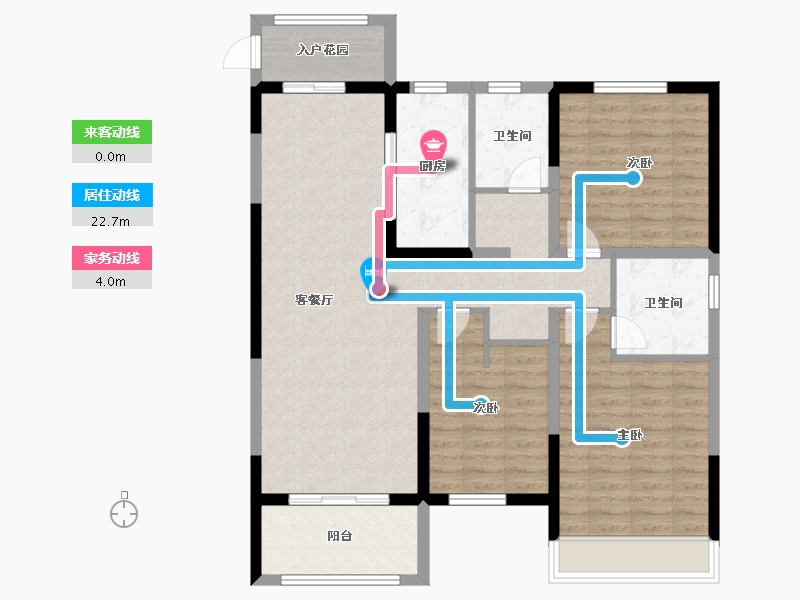 河南省-洛阳市-正商城北苑-104.00-户型库-动静线