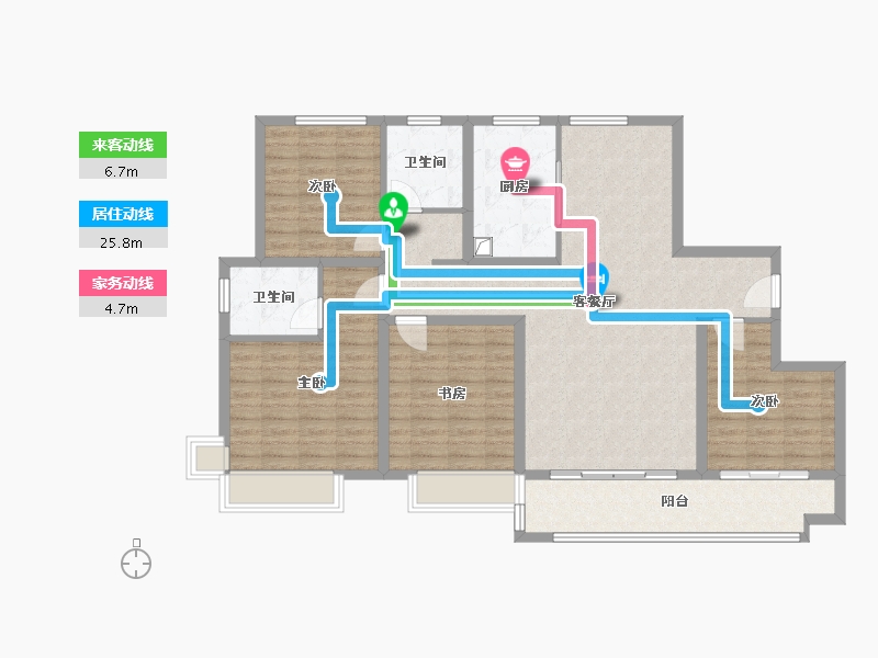 山东省-滨州市-中兴府-120.00-户型库-动静线