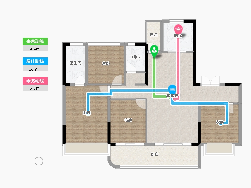 四川省-成都市-天府星萃里-113.36-户型库-动静线