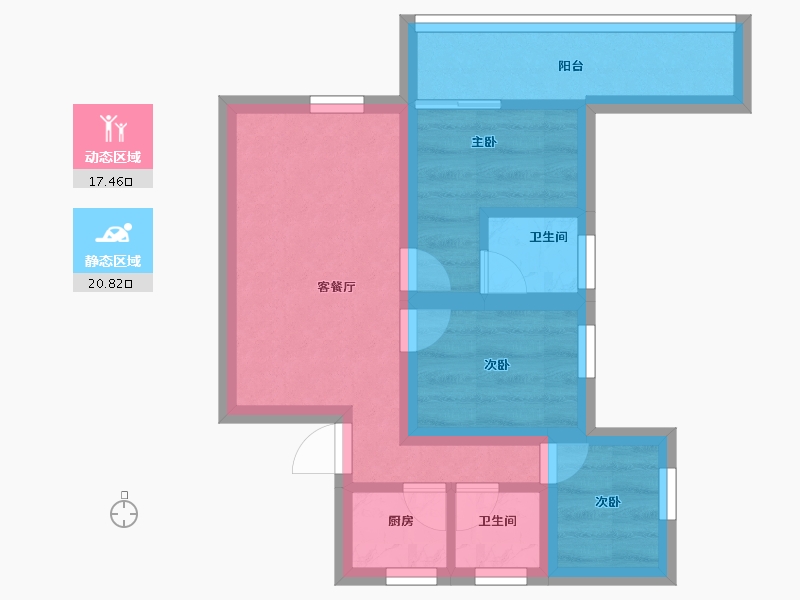 广东省-深圳市-南景苑大厦-31.71-户型库-动静分区