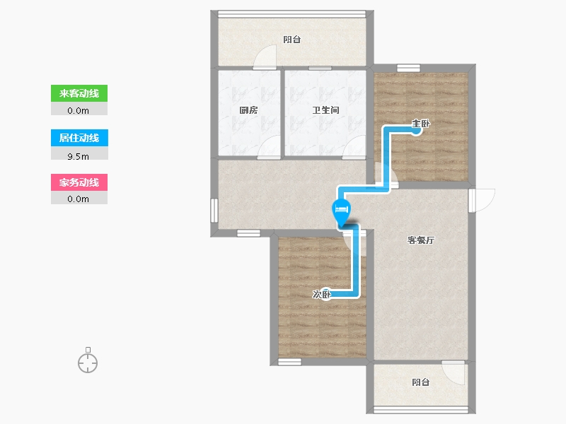 广东省-深圳市-南油生活区(B区)-80.91-户型库-动静线