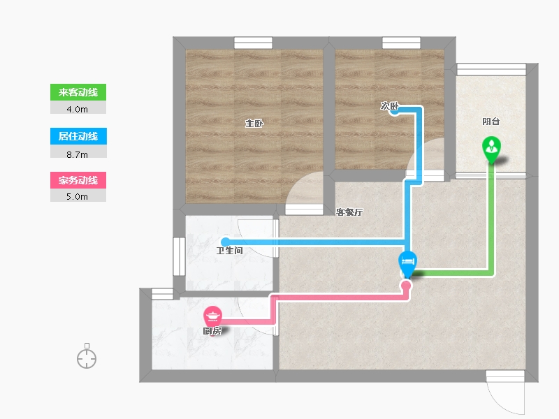 广东省-深圳市-东悦名轩-44.70-户型库-动静线