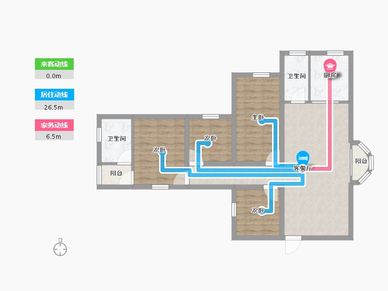 广东省-深圳市-常丰花园-82.68-户型库-动静线