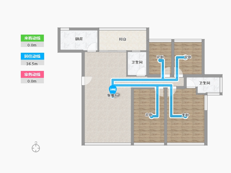 广东省-深圳市-桑泰丹华一期-100.81-户型库-动静线