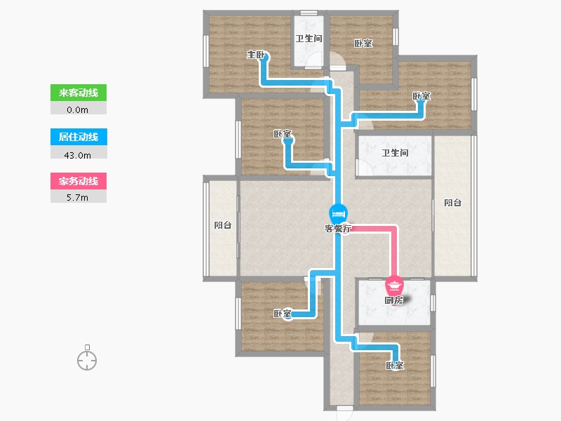 广东省-深圳市-保利上城-165.88-户型库-动静线