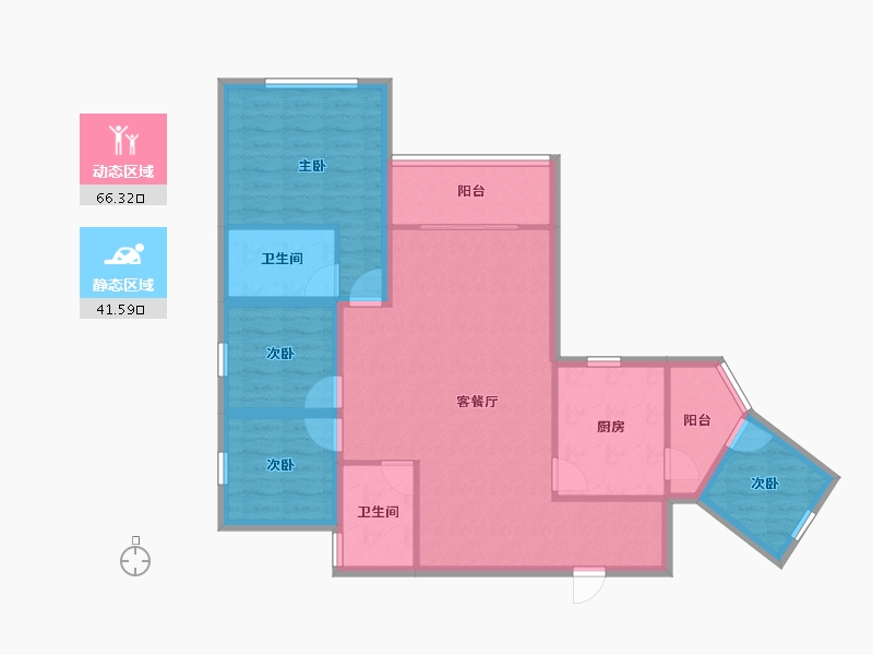 广东省-深圳市-海印长城-96.70-户型库-动静分区