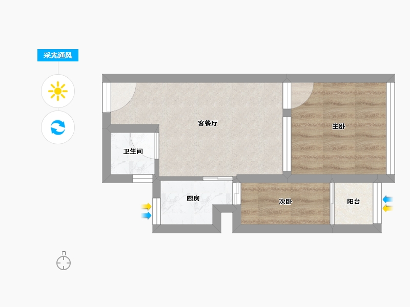 广东省-深圳市-南光城市花园-30.03-户型库-采光通风