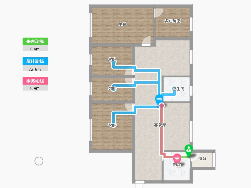 广东省-深圳市-东江豪苑-111.18-户型库-动静线