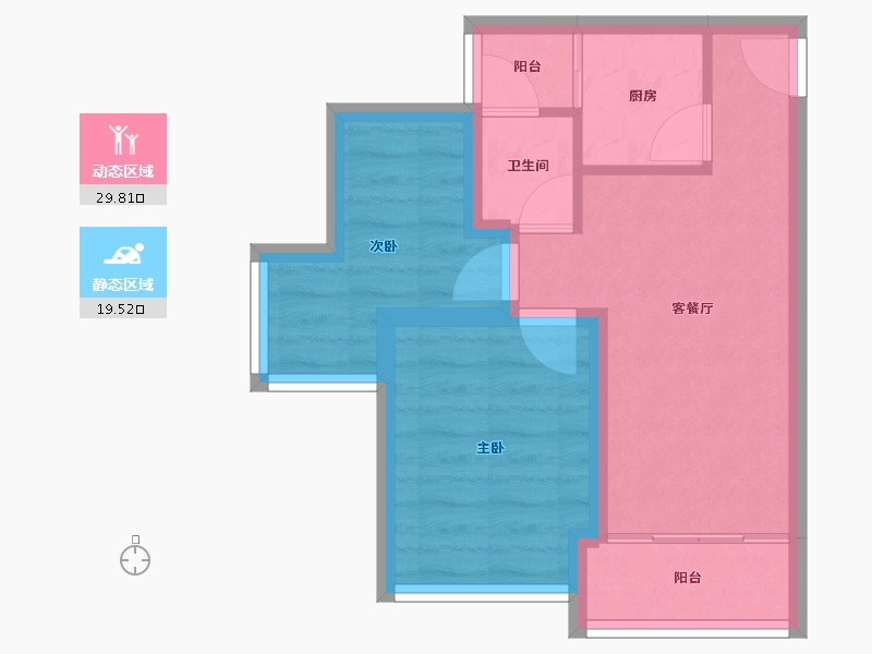 广东省-深圳市-菁英趣庭-43.00-户型库-动静分区