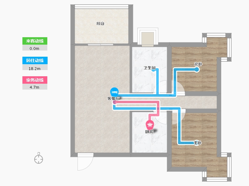 广东省-深圳市-鼎太风华(六期)-58.01-户型库-动静线