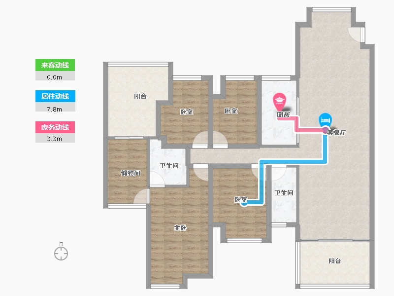 广东省-深圳市-宏发领域-128.06-户型库-动静线