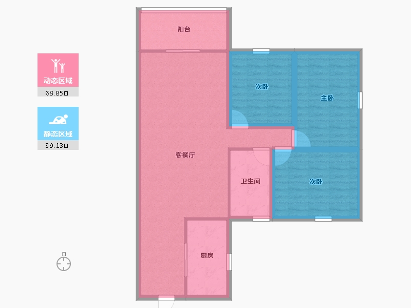 广东省-深圳市-南景苑大厦-97.41-户型库-动静分区