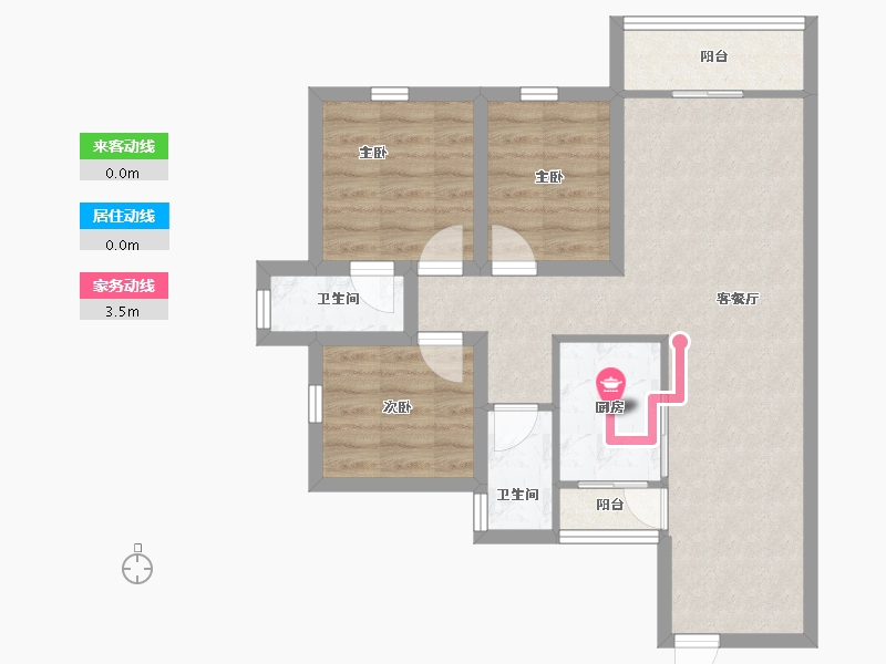 广东省-深圳市-合正汇一城-68.82-户型库-动静线