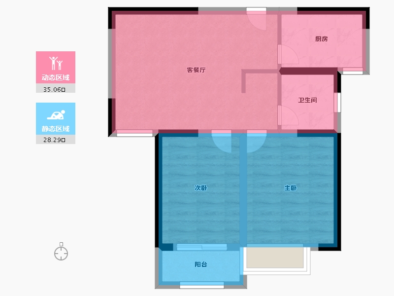 河南省-郑州市-商都阜园-56.00-户型库-动静分区