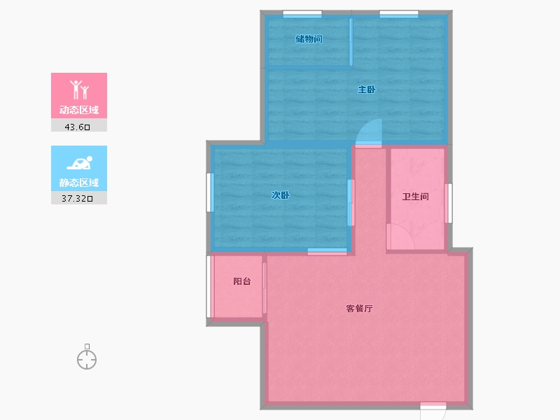 广东省-深圳市-海典居-73.00-户型库-动静分区