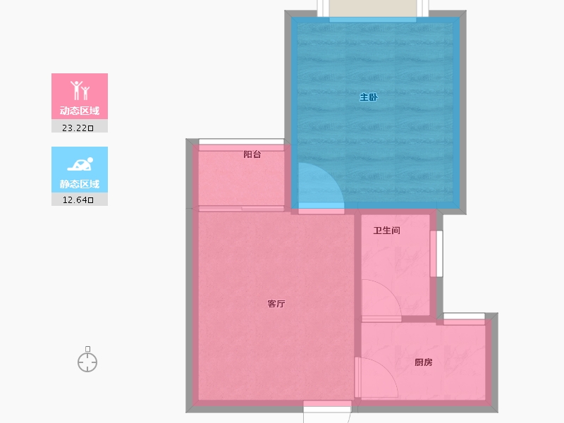 广东省-深圳市-百富大厦-31.66-户型库-动静分区