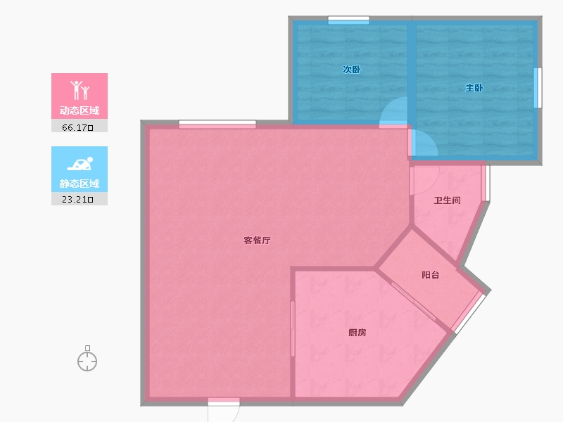 广东省-深圳市-跃华园-81.80-户型库-动静分区