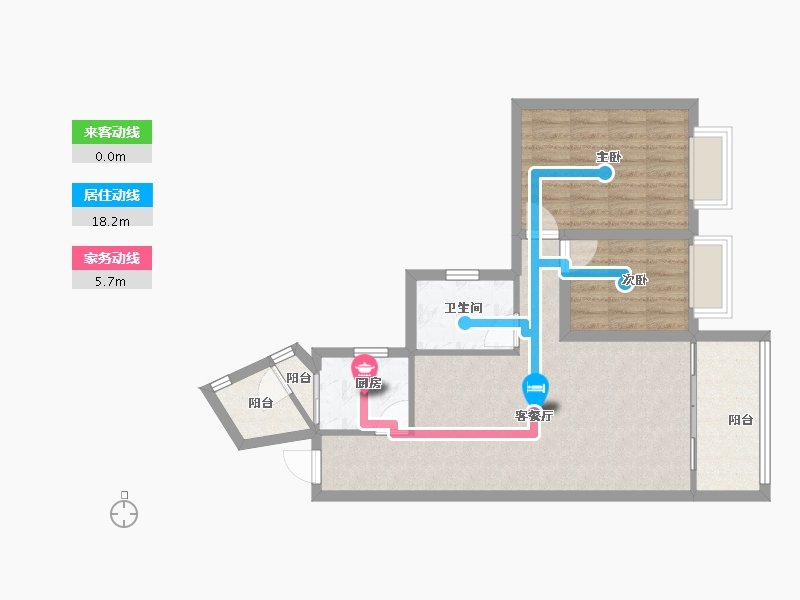 广东省-深圳市-海印长城-70.00-户型库-动静线