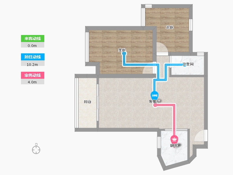 广东省-深圳市-星海名城(三期)-56.40-户型库-动静线