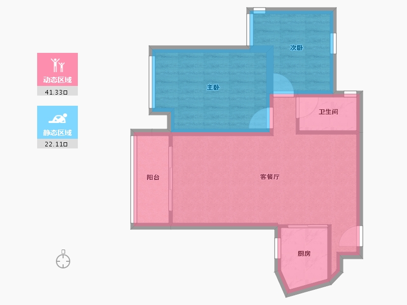 广东省-深圳市-星海名城(三期)-56.40-户型库-动静分区