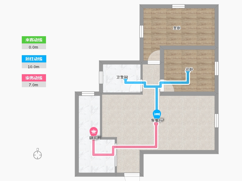 广东省-深圳市-海岸明珠-64.06-户型库-动静线