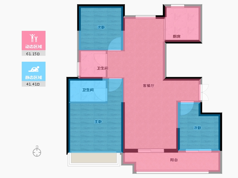 河南省-周口市-周口城投·尚境-92.01-户型库-动静分区