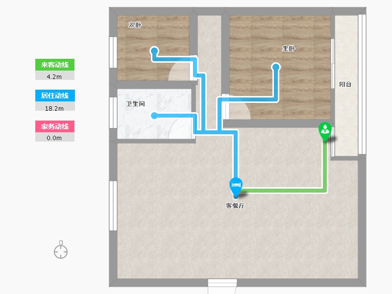 广东省-深圳市-钜建大厦-57.72-户型库-动静线