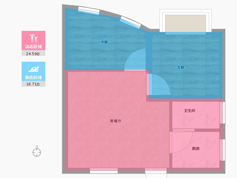 广东省-深圳市-鸿洲新都-36.80-户型库-动静分区