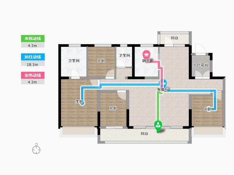 山东省-济南市-历控文誉城-134.41-户型库-动静线